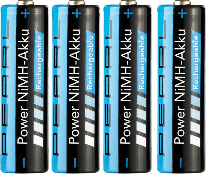 Produktbild Pearl 2700 mAh NiMH-Akkus, 4er-Set (4 Stk., AA, 2700 mAh)