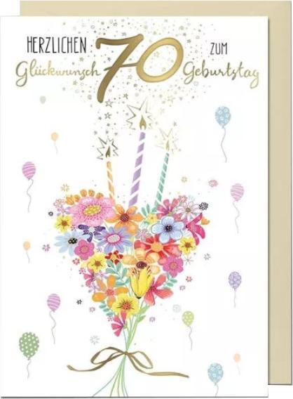 Image du produit Doppelkarte. Avantgarde / Zahl 70 (1 pcs)