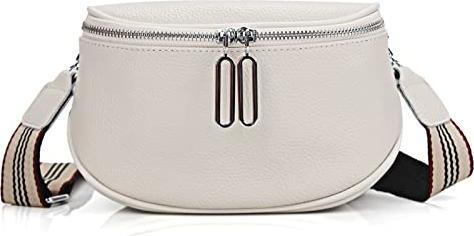 Produktbild Only-Bags.Store Crossbody Bag Breiter Riemen, Leder Umhängetasche, Fanny Pack Stylish, Handtasche Umhängetasche mit