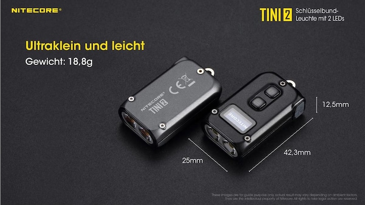Productafbeelding Nitecore TINI2 (4.70 cm, 500 lm)
