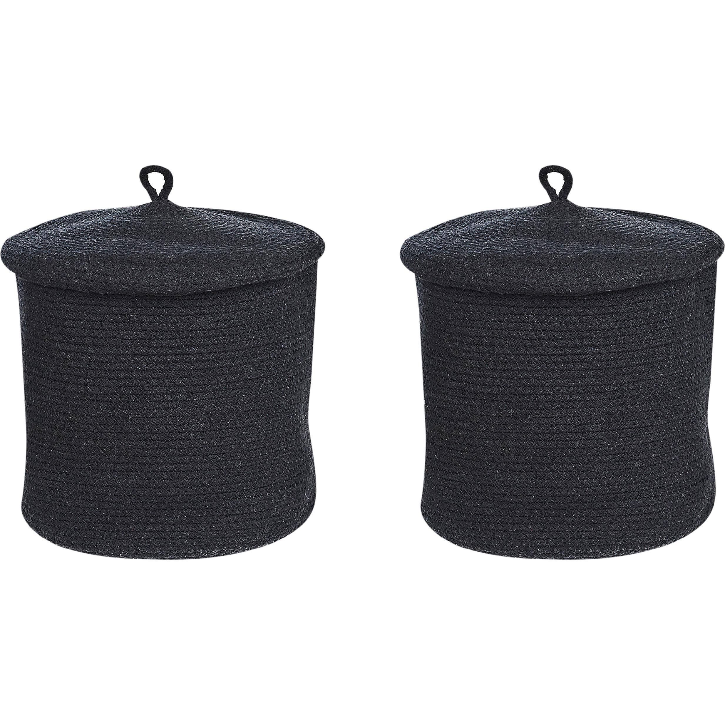 Beliani, Aufbewahrungskorb, Silopi (2 x, 33 x 33 x 32 cm)