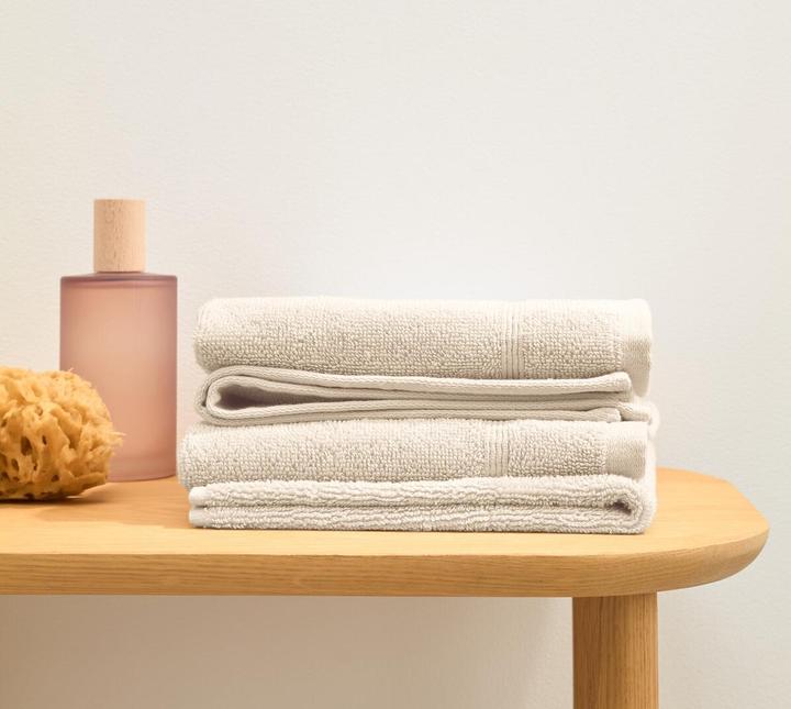 Actual product image La Redoute Interieurs 4-pack of Zavara terrycloth guest towels (40 x 40 cm)