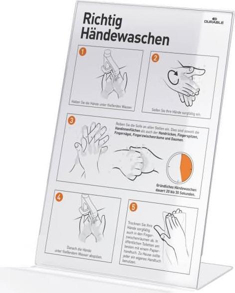 Produktbild Durable Präsentationsständer A4,transparent (A4)
