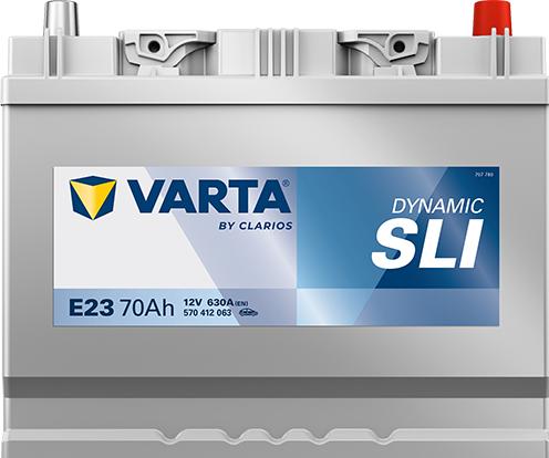 Produktbild Varta Blue Dynamic E23 (12 V, 70 Ah, 630 A)