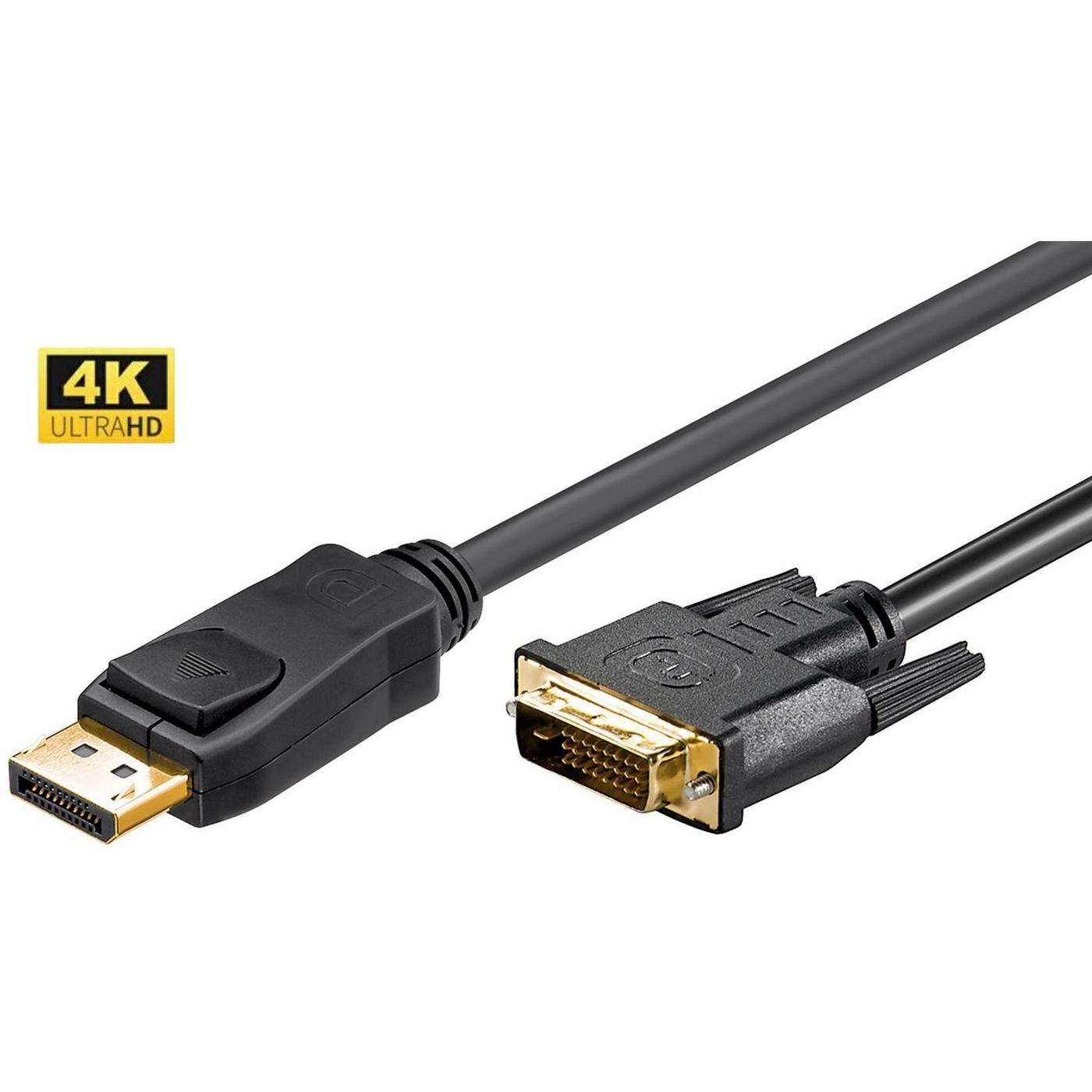 Thumbnail - MicroConnect DisplayPort – DVI (3 m, DisplayPort, DVI), Video Kabel