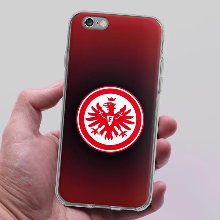 Produktbild DeinDesign Silikon Hülle für Apple iPhone 6 Handyhülle Case Smartphone Schutzhülle Eintracht Frankfurt (Apple iPhone 6)