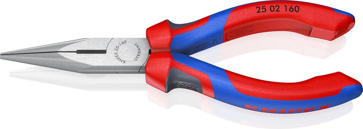 Produktbild Knipex Flachrundzange mit Schneide (160 mm)