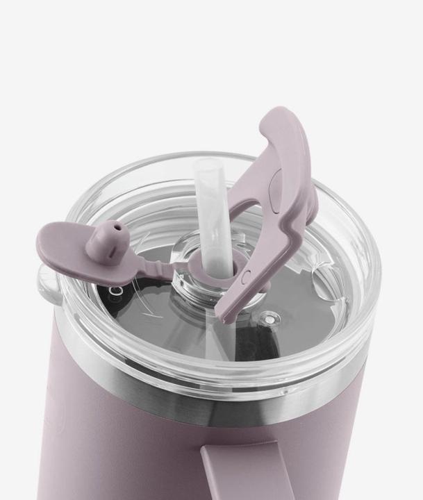 Actual product image Aya & Ida Thermo Cup mit Strohhalm 885 ml Lavender (0.89 l)