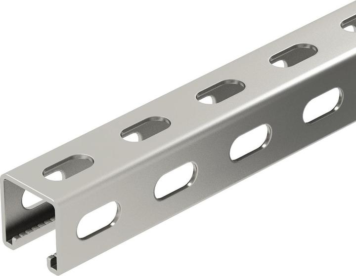 Actual product image OBO Bettermann Profile rail with side perforation, slot 1123023