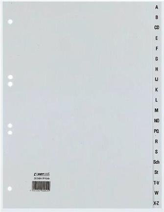 Actual product image Rexel Plastic register - extra wide
