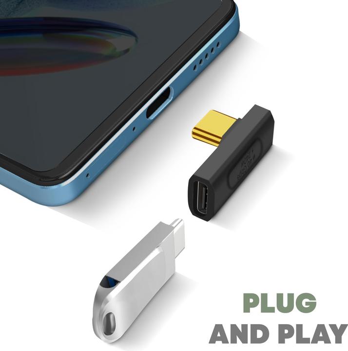 Produktbild Avizar USB-C Adapter mittig abgewinkelt (USB Typ C, USB B)