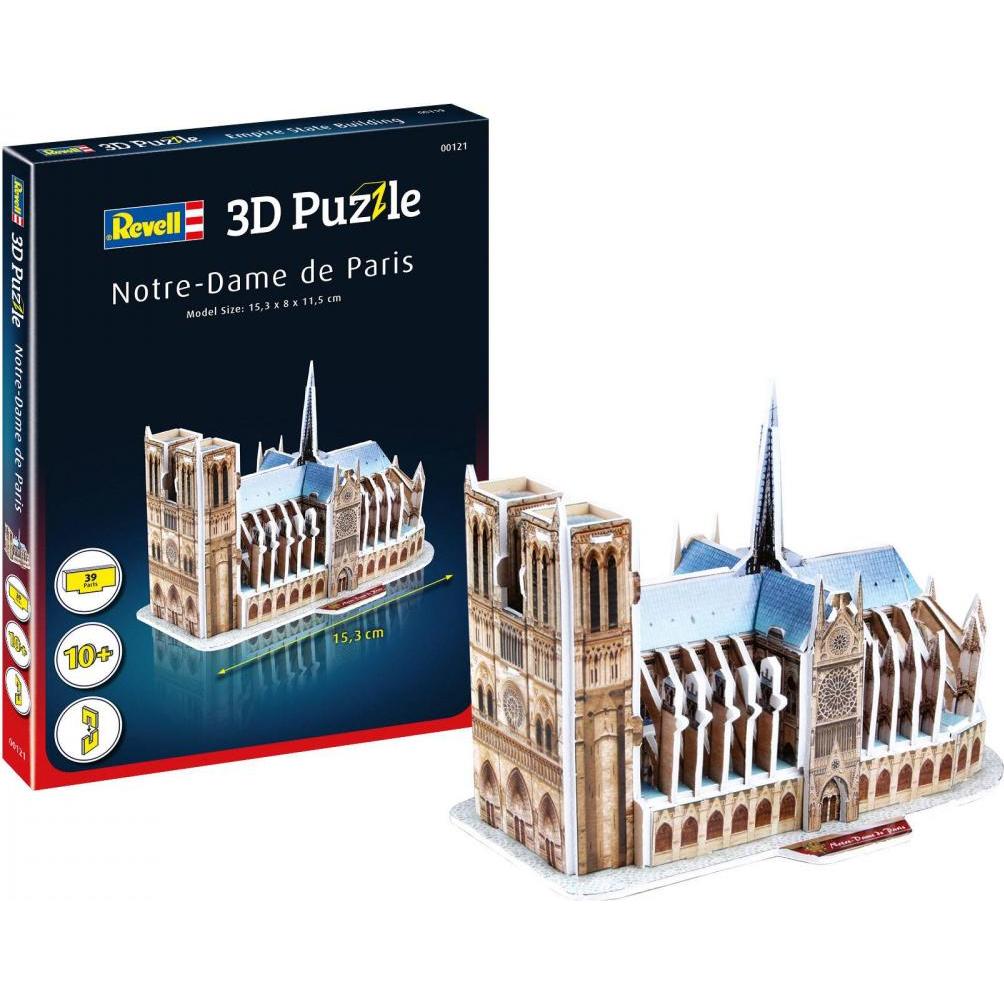 Revell Puzzle 3D di Notre-Dame de Paris, 39 pezzi (39 pezzi)