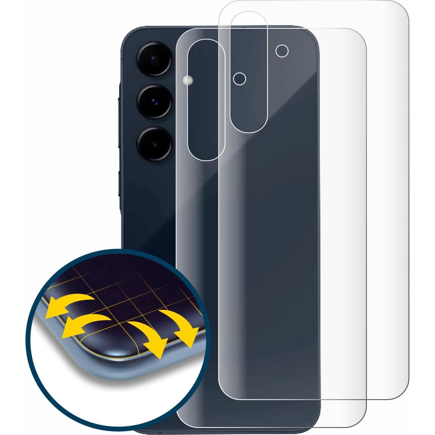 Thumbnail - BROTECT Full-Screen Displayschutz (2 Stück, Samsung Galaxy A35), Smartphone Schutzfolie, Transparent