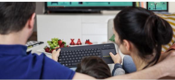 Actual product image Logitech K400 Plus (Eng. Int., Wireless)