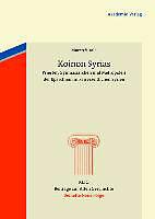 Produktbild Koinon Syrias (Deutsch, Marco Vitale, 2013)