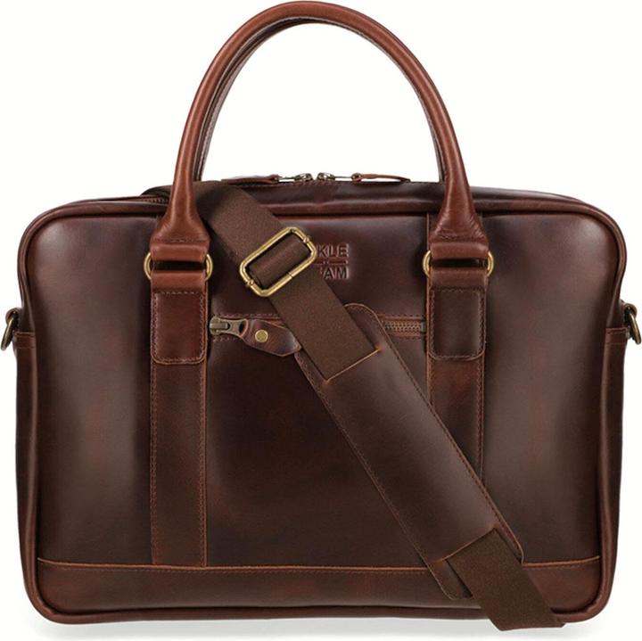 Produktbild Buckle & Seam Leder Business Briefcase Everett Braun / (7 l)