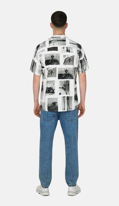 Image du produit Only & Sons Onsnano Reg Cotton Viscose Ss Aop Shirt (XS)