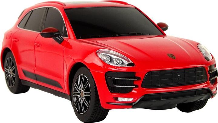 Rastar Auto R/C Porsche Macan Turbo 1:24 rood (1.50 V)