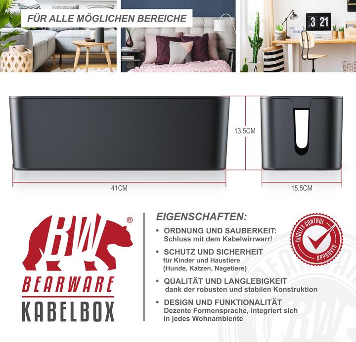 Actual product image Bearware Cable box
