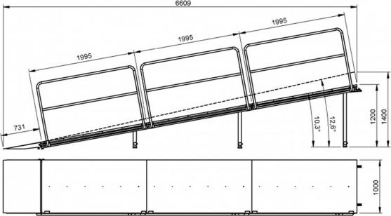 Showgear Rampa Mammut Dex 120 - 140 cm