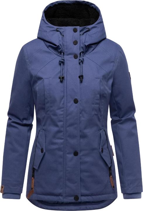 Blue Violet avec fourrure noire