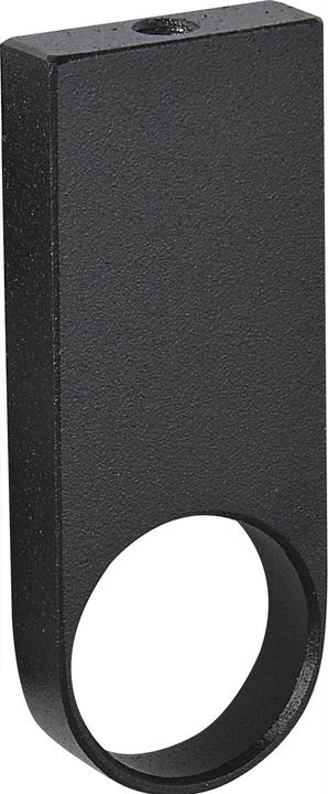 Simausrom Schrankrohrlager Mittelstück rund 25 mm Aluminium schwarz