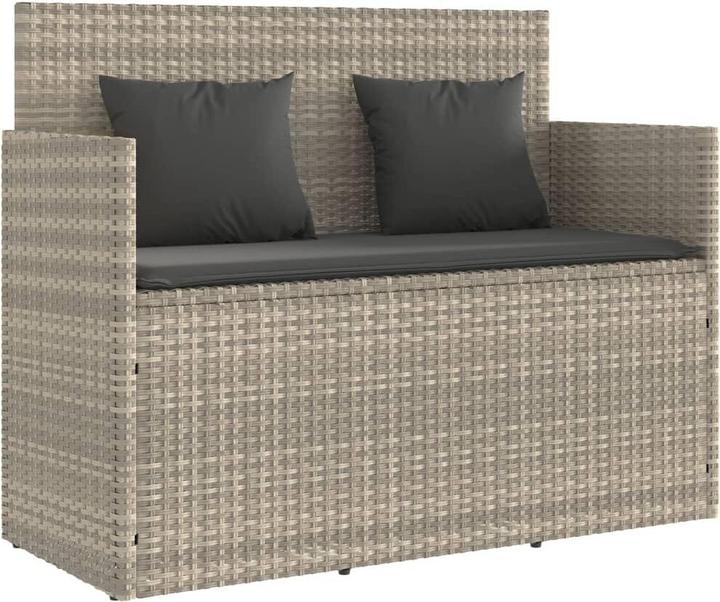 Image du produit vidaXL Ensemble salon de jardin 10 pièces avec coussins