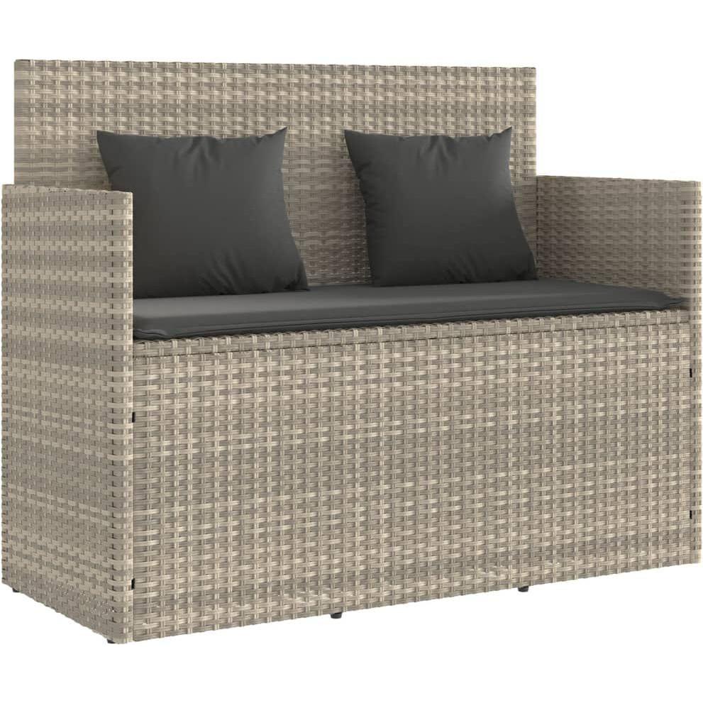 Thumbnail - VidaXL, Gartenbank, 10-tlg. Garten-Lounge-Set mit Kissen