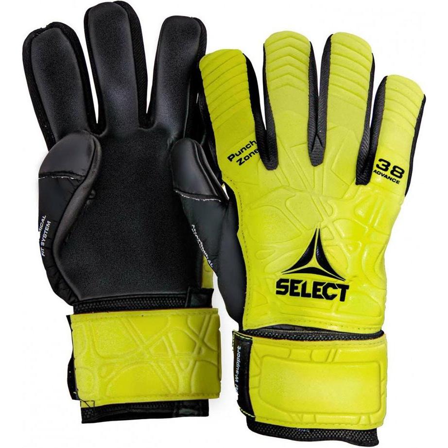 Select, Herren, Handschuhe, 38 Advance Torwarthandschuhe Gelb/Schwarz 17677 (9,5), Gelb, Schwarz, (9.5)