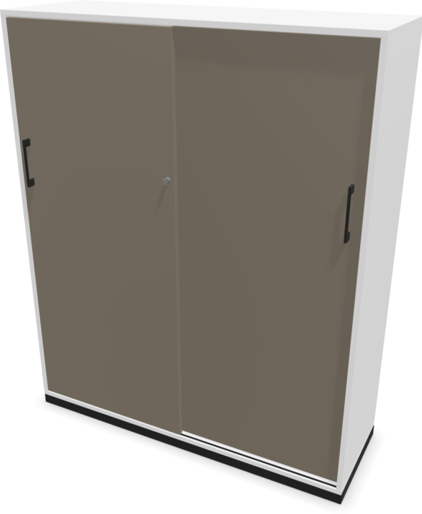 Actual product image Narbutas Choice sliding door cabinet (120 x 40 x 146.5 cm)