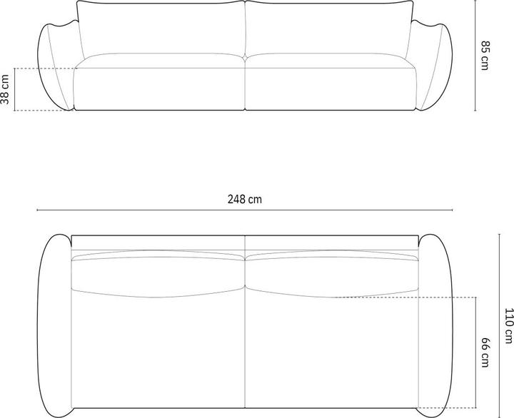 Produktbild Cosmopolitan Design Matera (3-Sitzer)