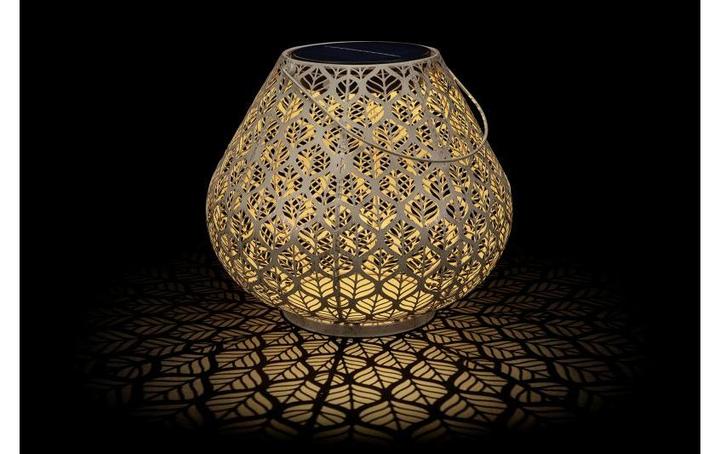 Image du produit STT Lanterne Solar Antic Grafic, 24 cm, Beige clair