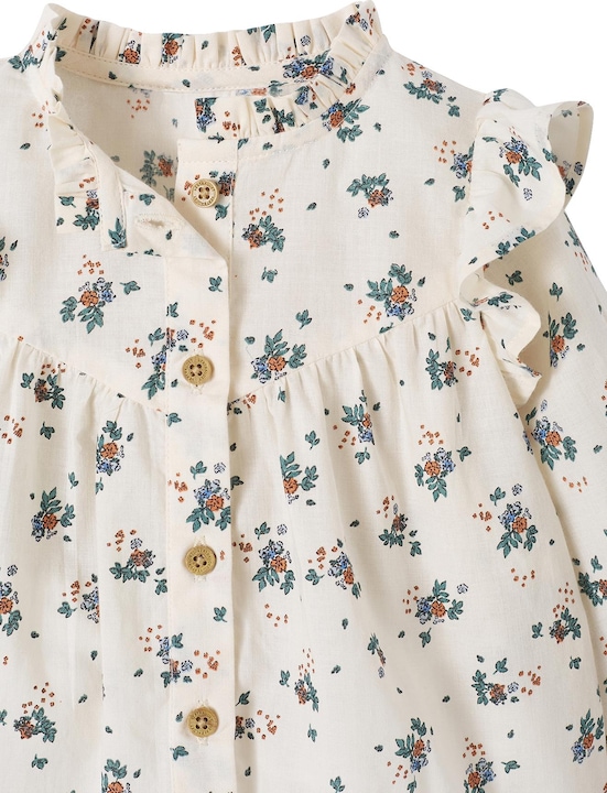 Actual product image Vertbaudet Baby blouse with flounces (86)