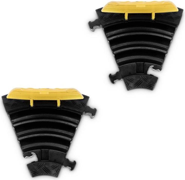 Actual product image Defender MINI C MK2 | LEFT - Cable bridge 3 channels | 45° bend left | medium load | height 5cm (Cable bridge)