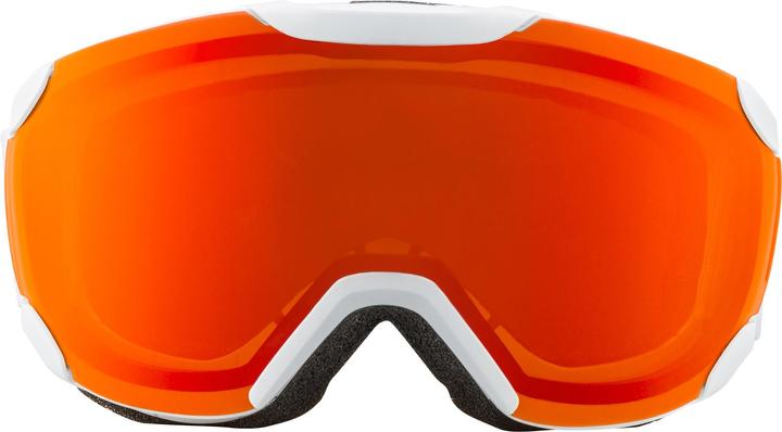 Produktbild ALPINA SPORTS Thaynes HM Skibrille (Farbe: 811 white, Scheibe: Hicon Mirror, orange (S2))