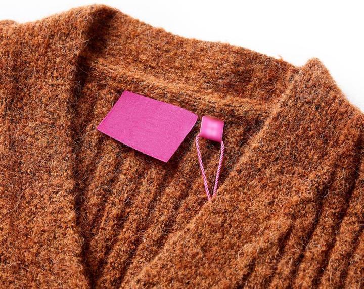 Immagine prodotto VidaXL Cardigan per bambini Cognac 104,Materiale: 17% acrilico. 63 (104)