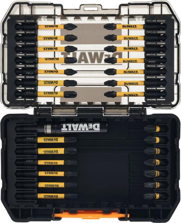 Actual product image DeWalt Impact wrench bit set (Cross Phillips PH, Cross Pozidriv PZ, Hexagon socket TX)