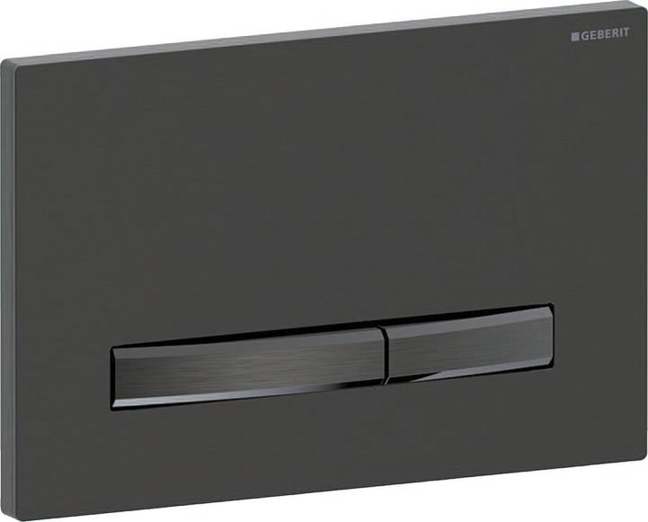 Productafbeelding Geberit Bedieningsplaat Sigma50, voor 2-voudige inbouw, metaalkleur zwart chroom