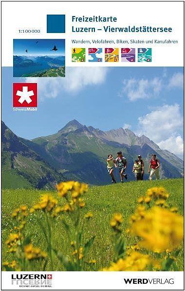 Actual product image Leisure map Lucerne - Lake Lucerne 1 : 10,000 100000