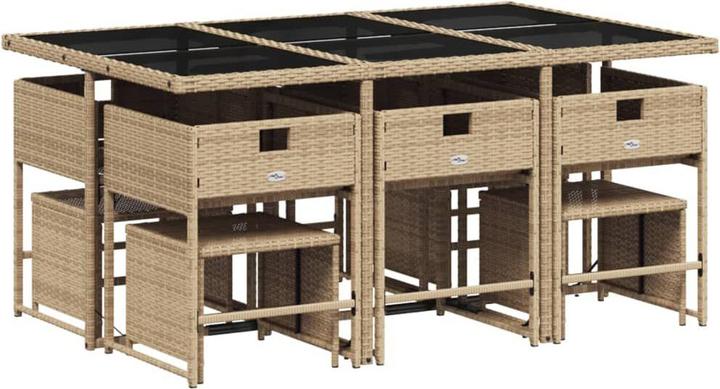 Produktbild vidaXL Garten Essgruppe (165 x 106 x 73 cm)
