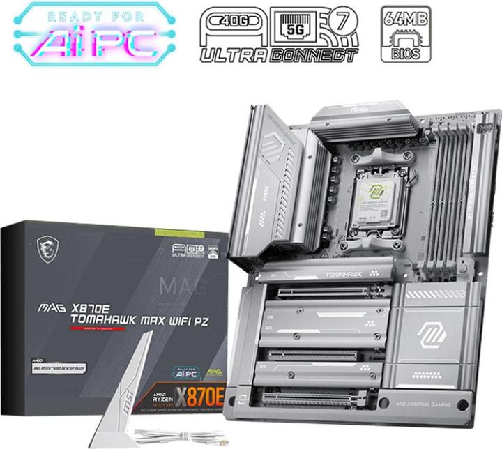 MSI MAG X870E Tomahawk Max WiFi (AM5, AMD X870E, ATX)