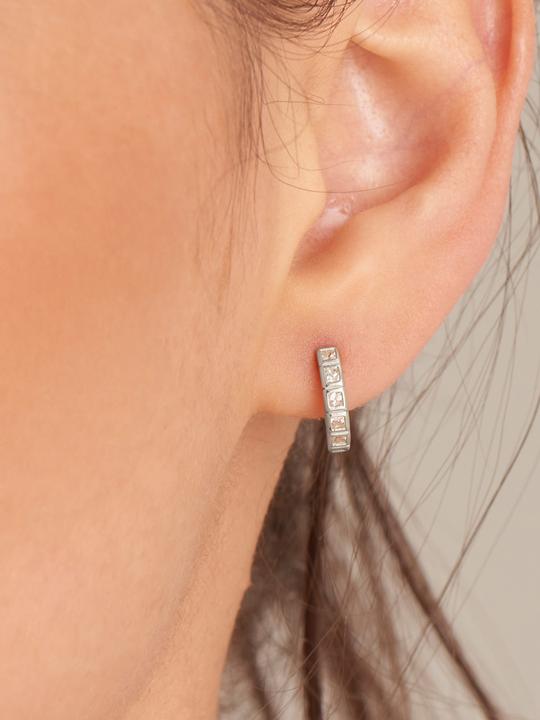 Image du produit Ania Haie Créoles Glam Rock E037-05H (Argent 925)