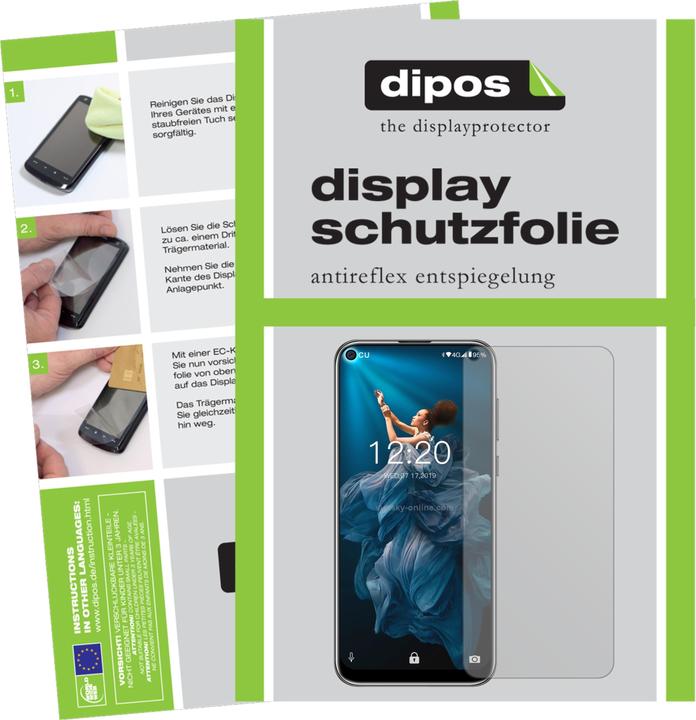 Dipos Displayschutzfolie Antireflex (6 Stück, Oukitel C17 Pro)