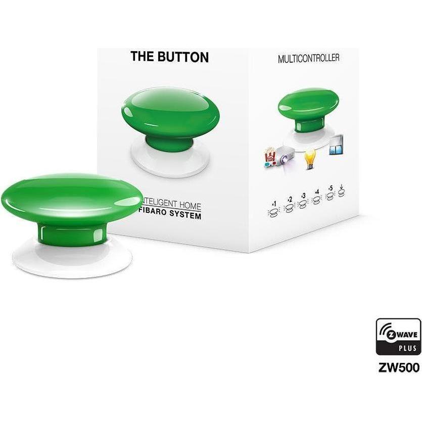 Fibaro The Button grün, Taster + Schalter, Grün