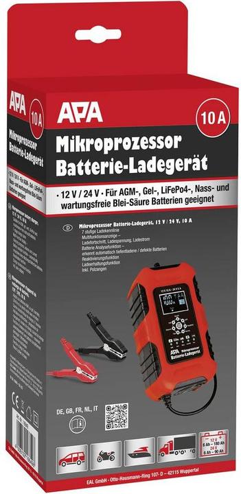 Produktbild APA Kfz-Ladegerät 16649 (12V, 24V, 10 A)
