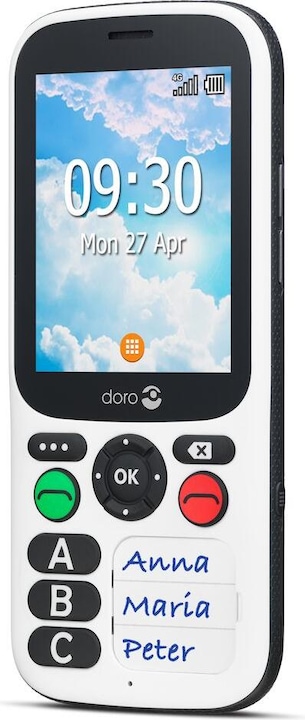 Image du produit Doro 780X IUP Noir/Blanc (2.80", 4G)