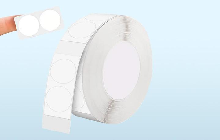 Immagine prodotto Niimbot Etichette termiche adesive T 14x28mm 200 psc (bianco rotondo) (14 mm)