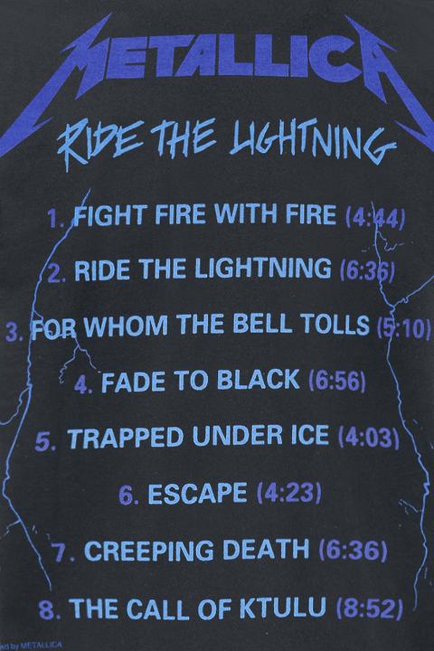 Produktbild Metallica Ride The Lightning Tracks (S)