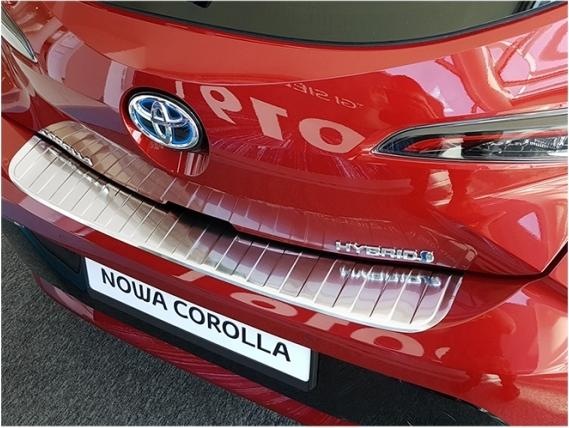Produktbild Avisa Edelstahl Ladekantenschutz für Toyota Corolla Limousine Steilheck ab 2019 bis heute (Heck)