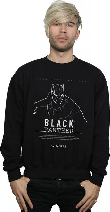 Immagine prodotto Black Panther Long Live The King Felpa Uomo (3XL)